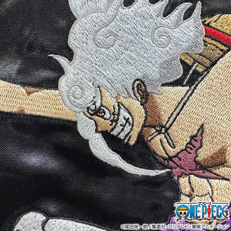 絡繰魂×ONE PIECE ワンピース リバーシブルスカジャン ルフィVSルッチ 楽天市場】絡繰魂 × ONE PIECE リバーシブル スカジャン 253005
