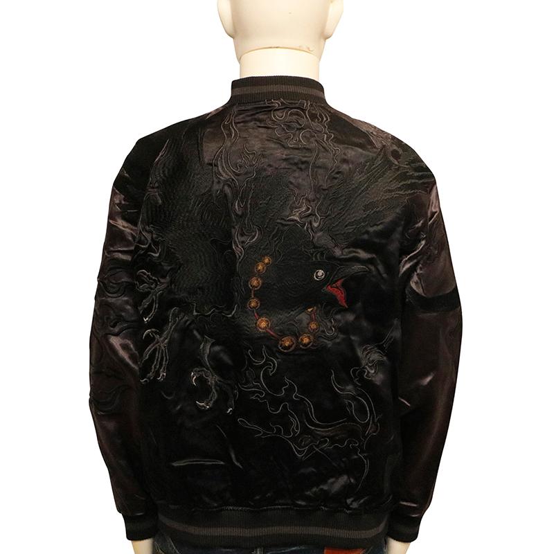 絡繰魂 粋 漆 からくりだましい うるし 八咫烏 邂逅 刺繍 和柄 リバ