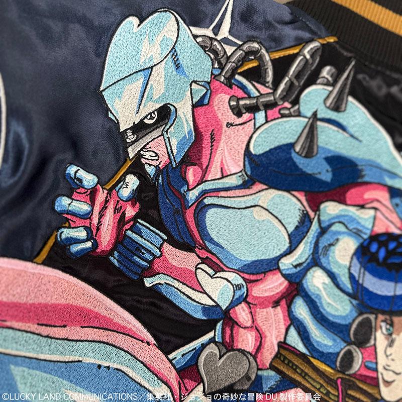 絡繰魂 × JOJO ダイヤモンドは砕けない 東方仗助 刺繍 リバーシブル