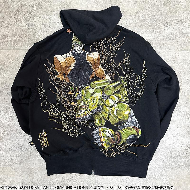 絡繰魂 予約販売 × JOJO DIO ジップアップパーカー 261008 長袖