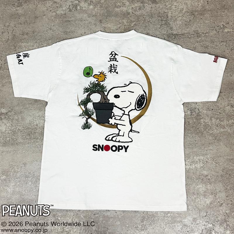 絡繰魂 SNOOPY×絡繰魂 盆栽 Tシャツ 261043 からくりたましい カラクリ