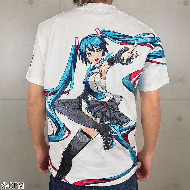 値下げ！！初音ミク 『Music & Fire Works』- Tシャツ 初音ミク Tシャツ「code of silence」 | echo