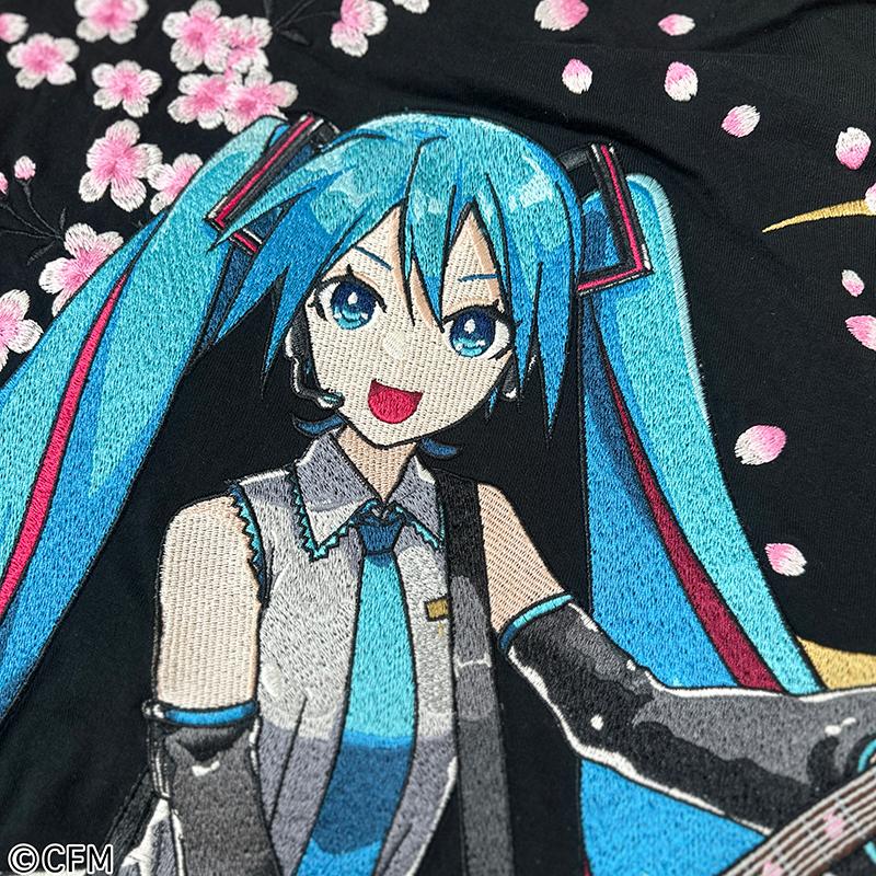 絡繰魂 × 初音ミク 【初音ミク】桜満開Tee 262007 からくりだましい