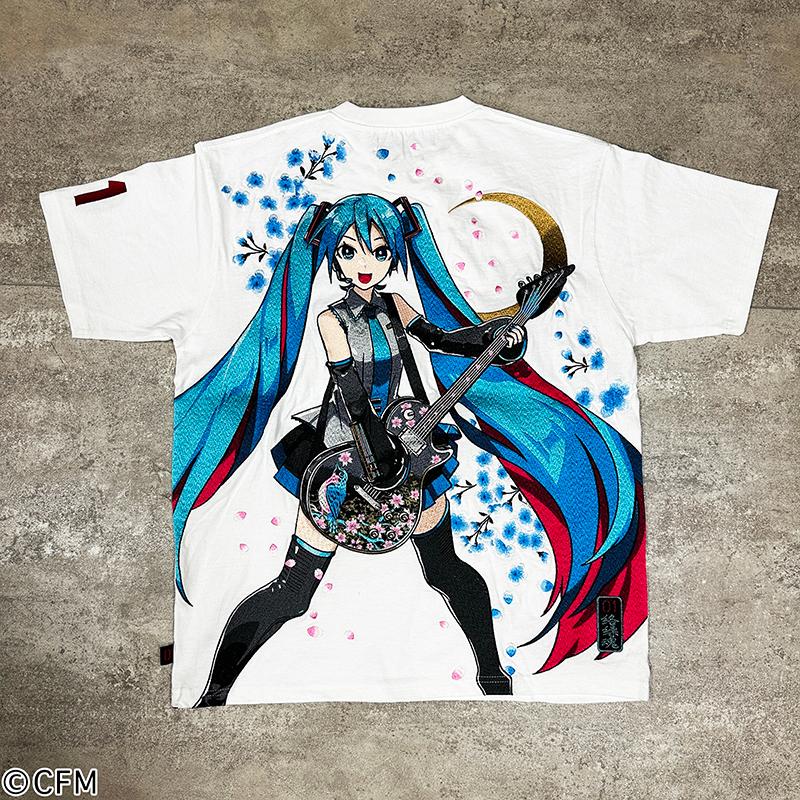 絡繰魂 予約販売 × 初音ミク 【初音ミク】桜満開Tee 262007 からくりだ
