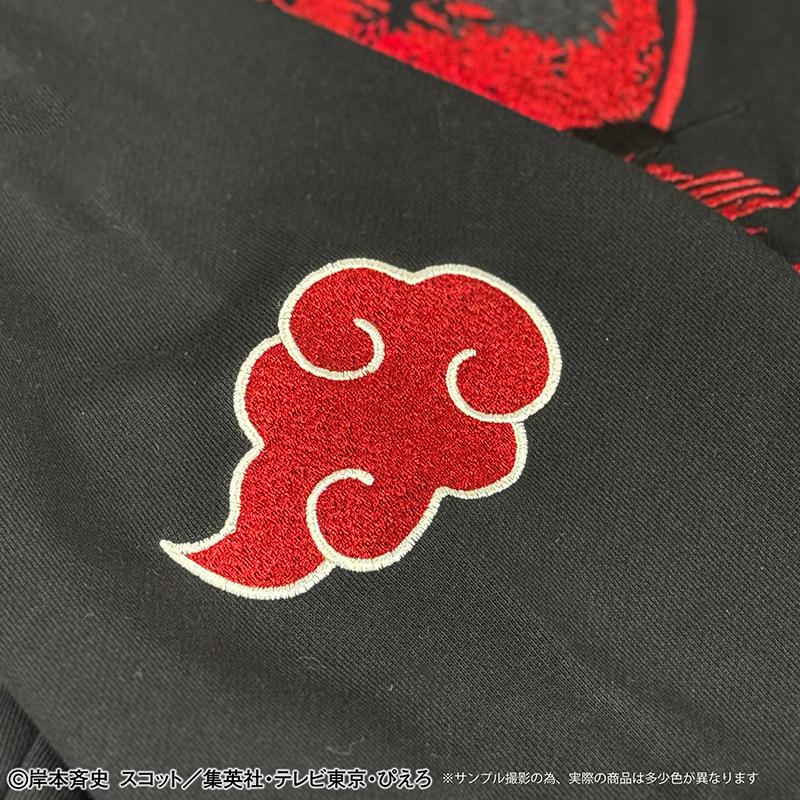 絡繰魂 × NARUTO うちはイタチ 刺繍 ジップアップパーカー 262081