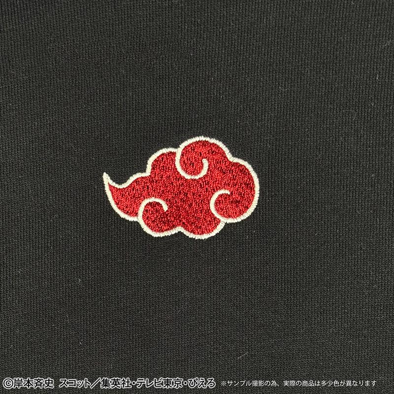 絡繰魂 4Lサイズ × NARUTO うちはイタチ 刺繍 プルパーカー 262084 4L