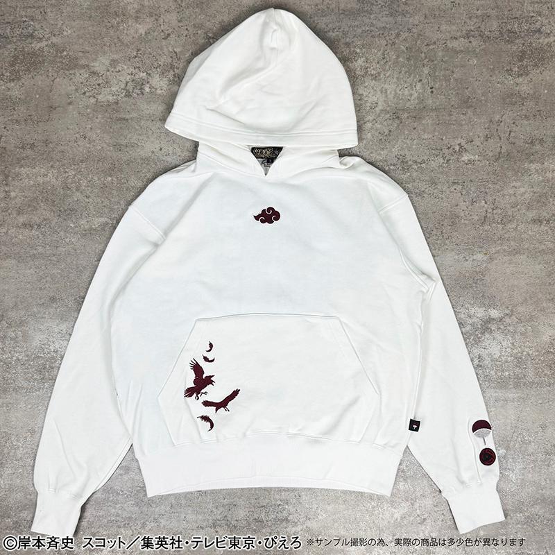絡繰魂 4Lサイズ × NARUTO うちはイタチ 刺繍 プルパーカー 262084 4L