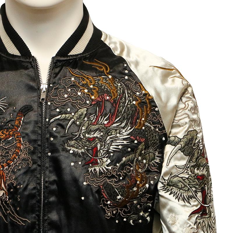 beauty-beast サテン スカジャン ベージュ・黒 beauty-beast サテン スカジャン ベージュ・黒 2025年最新】beauty