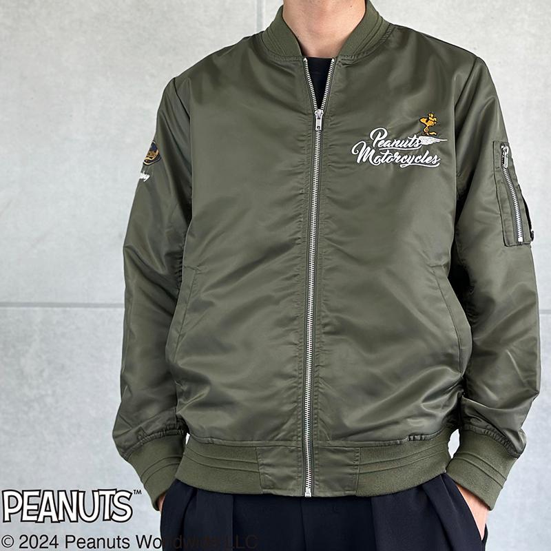 Flag staff SNOOPY × Flagstaff MOTORCYCLE MA-1 443076