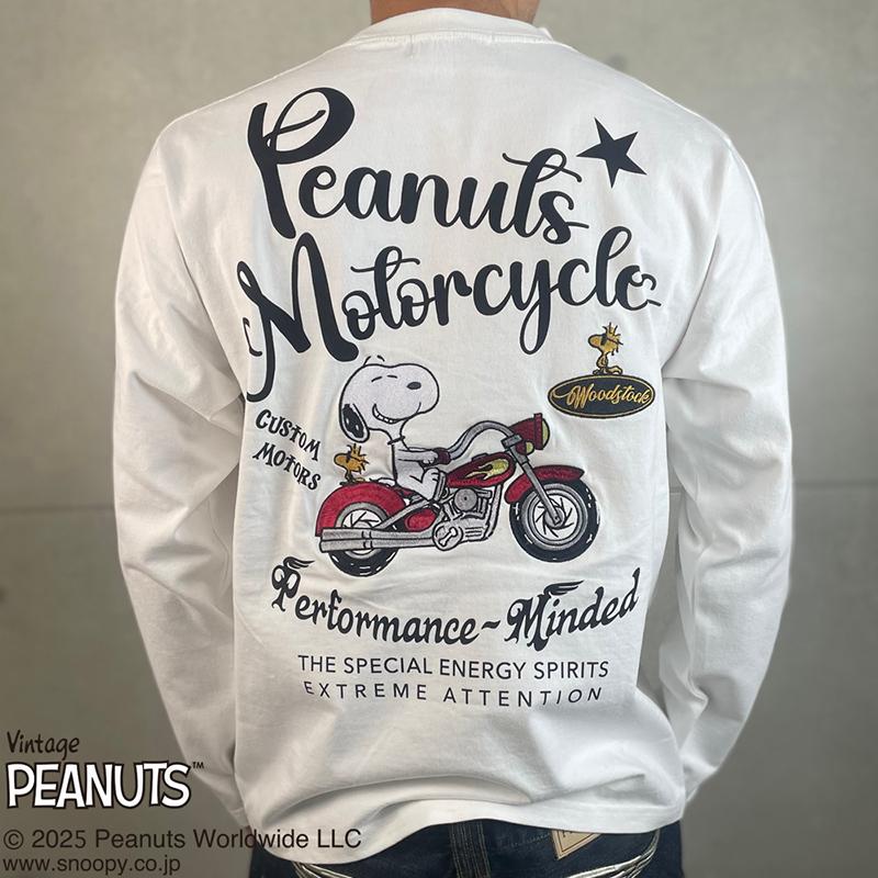 Flag staff（フラッグスタッフ） SNOOPY×Flagstaff PEANUTS BIKER 長袖 
