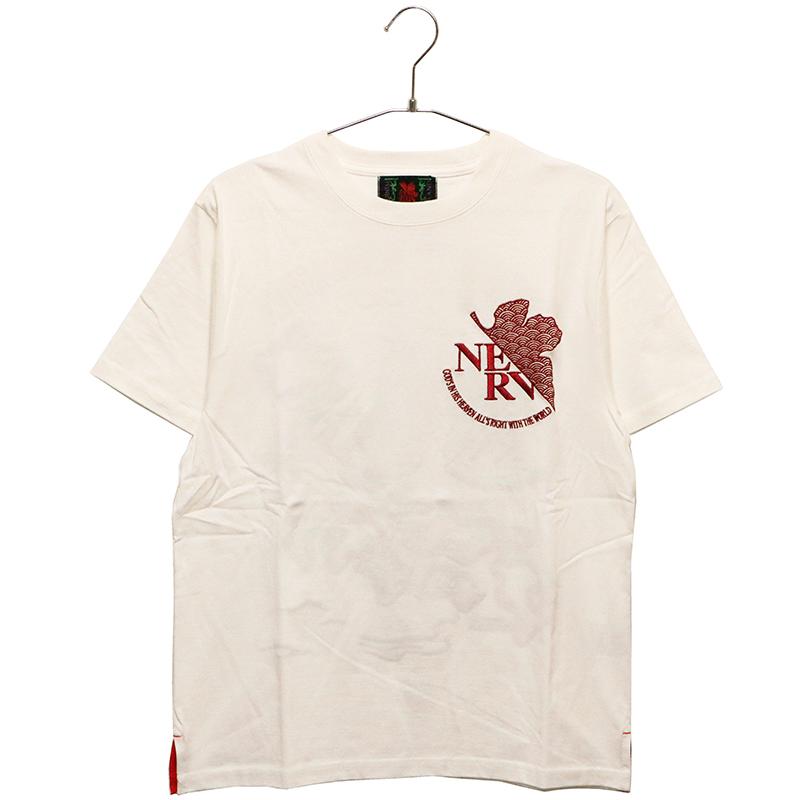 錦 nishiki × EVANGELION 舞妓綾波地図 柄 和柄 半袖 Tシャツ 523217 和柄 半袖 Tシャツ エヴァ エヴァンゲリオン 綾波レイ 舞妓 地図 刺繍 抜染プリント｜kyoto1207｜15