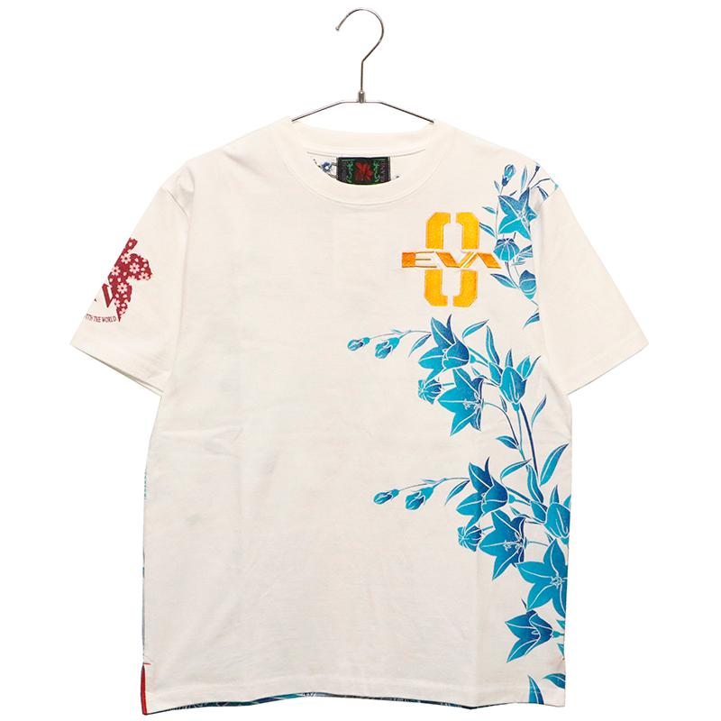 錦 nishiki × EVANGELION 枝垂れ桜綾波 和柄 半袖 Tシャツ 523218