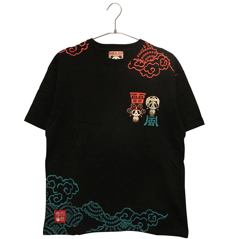 PANDIESTA（パンディエスタ） PANDIESTA JAPAN 子熊猫 風神雷神 刺繍