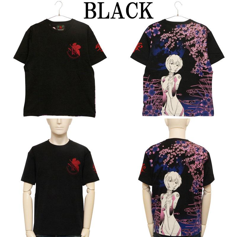 錦 nishiki × EVANGELION 満桜華 綾波レイ 和柄 半袖 Tシャツ 554218