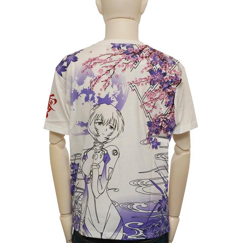 錦 nishiki × EVANGELION 満桜華 綾波レイ 和柄 半袖 Tシャツ 554218