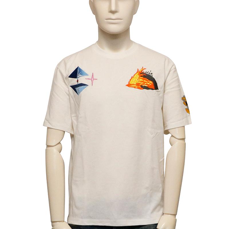 錦 nishiki × EVANGELION 初号機VS赤龍 柄 和柄 半袖 Tシャツ 554369