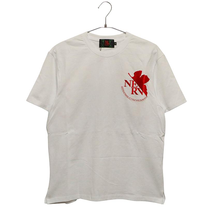 錦 nishiki × EVANGELION 桜乱 EVA4機 柄 刺繍 和柄 半袖 Tシャツ