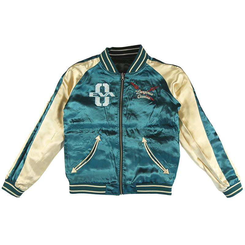 スカジャン 錦 nishiki ×エヴァンゲリオン 桜乱 EVA4機と月華 綾波レイ