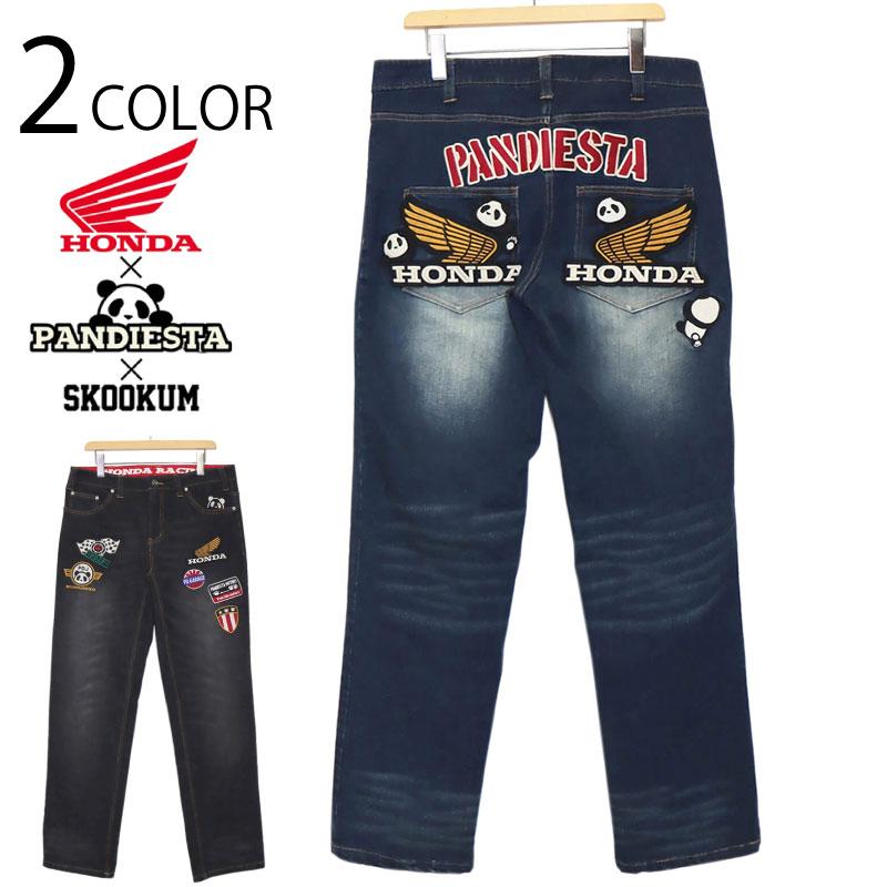 PANDIESTA JAPAN HONDA コラボ WING LOGO デニムパンツ 592507 デニム 