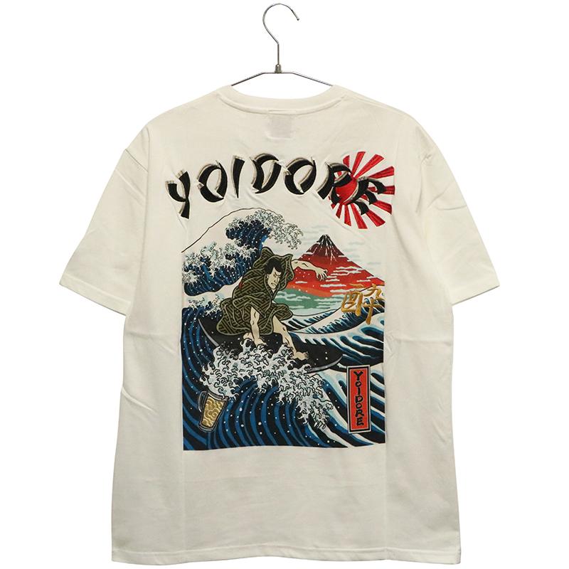 YOIDORE よいどれ 浮世絵サーフ TEE 835218 半袖 Tシャツ ストリート