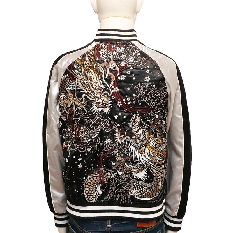 朧 スカジャン BSCギャラリー京都 × 双龍 刺繍 和柄 9039804