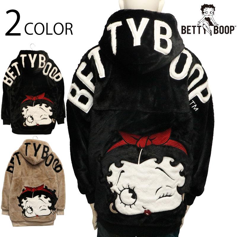 BETTY BOOP（ベティ ブープ） NEVERMIND × ロング丈 ファー ジャケット