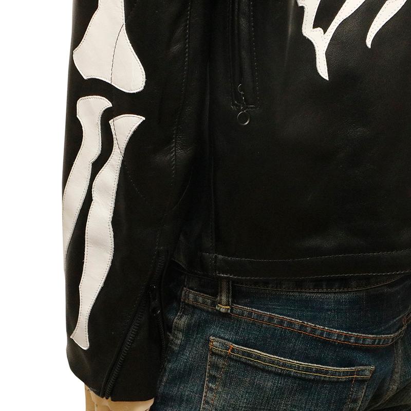 VANSON（バンソン） ボーンスカル レザー ジャケット BONEBLK ばんそん