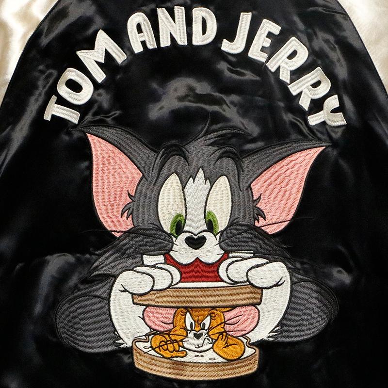 TOM and JERRY トムアンドジェリー 刺繍 リバ−シブル スカジャン BSTN
