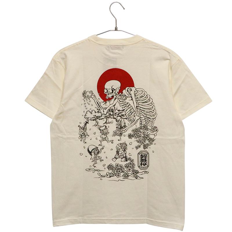 CHIGIRI ちぎり ガシャドクロ 契桜舞 半袖Tシャツ CHS54-551 和