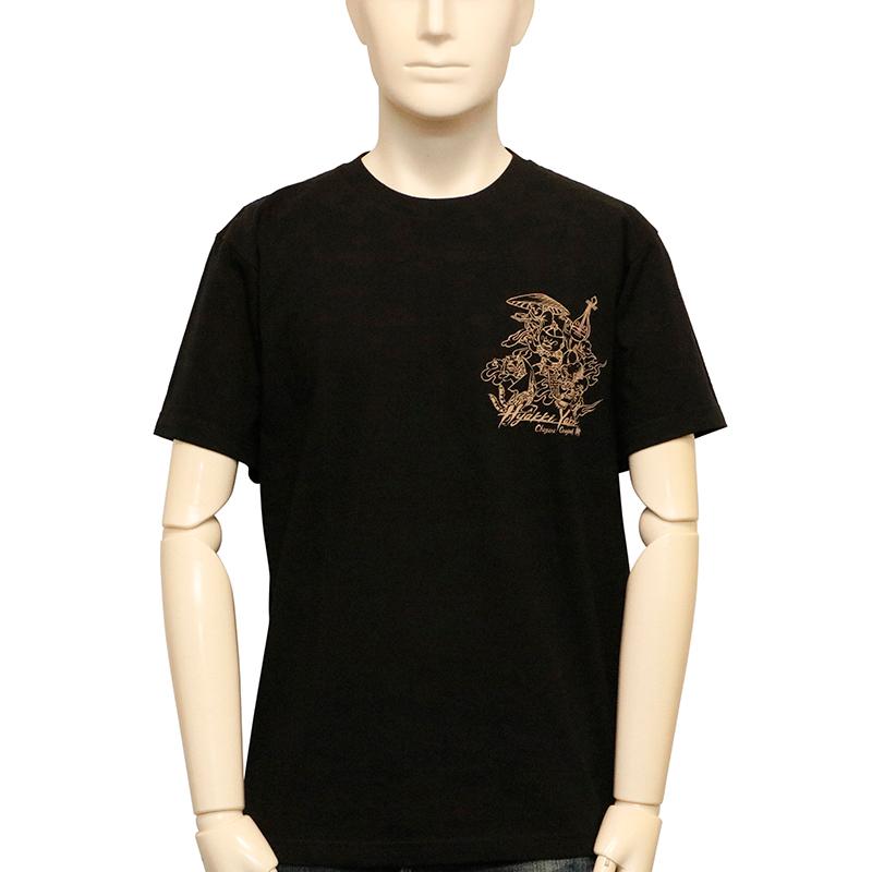 CHIGIRI ちぎり ガシャドクロ 契桜舞 半袖Tシャツ CHS54-551 和柄 半袖