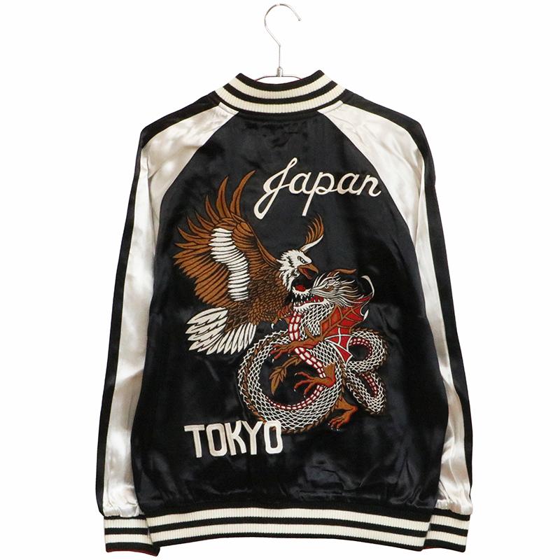 クローズ×坊屋春道 スカジャンバージョン＆Tシャツバージョンセット CROWS クローズ×WORST 坊屋春道 モデル 狼 × 龍頭観音 刺繍