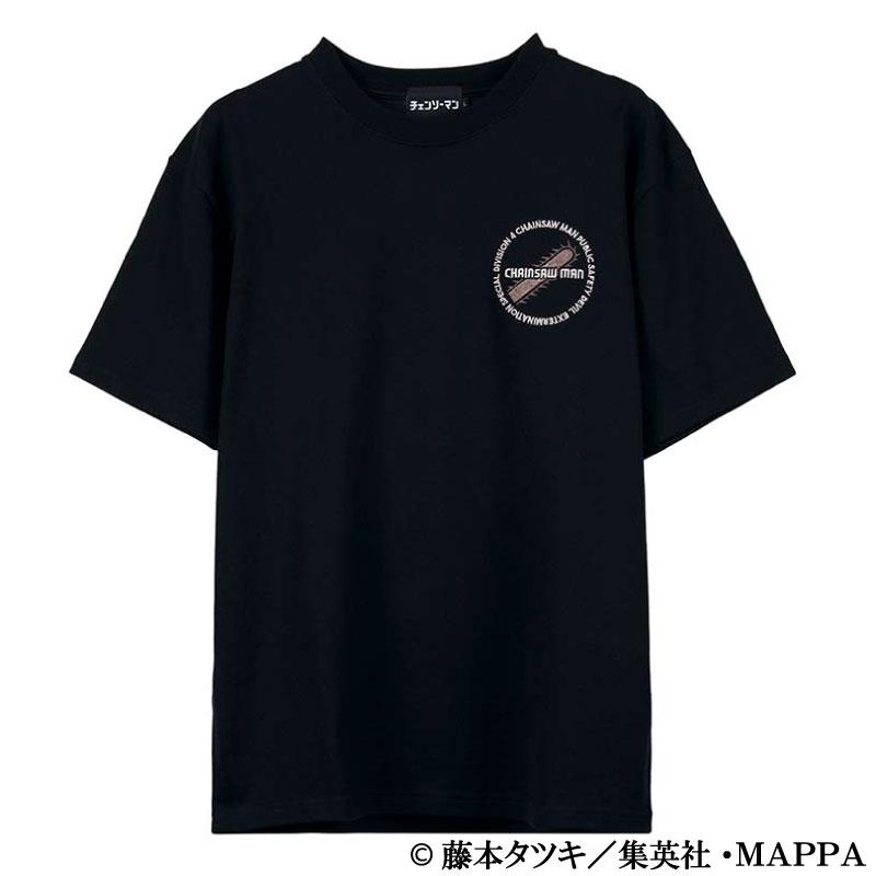 チェンソーマン チェンソーの悪魔 刺繍 天竺 半袖Tシャツ CSM-2604