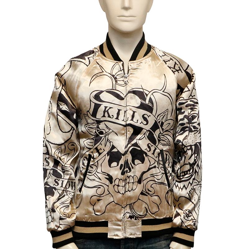 Ed Hardy エドハーディー スカジャン リバーシブル グランジ Ed Hardy×BETTY リバーシブルスカジャン サクラスタイルセレクション