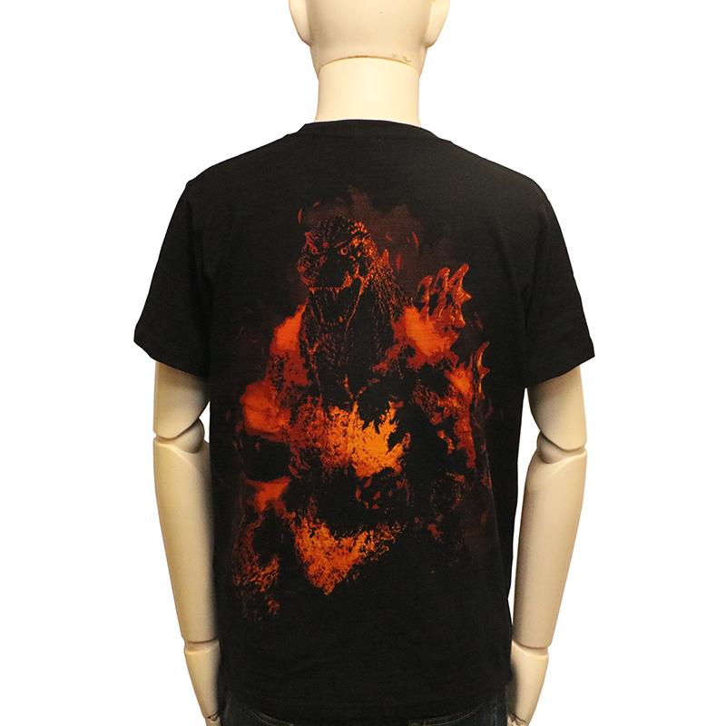 ゴジラ バーニングゴジラ 抜染 Tシャツ GS-0013 tシャツ フォーカート