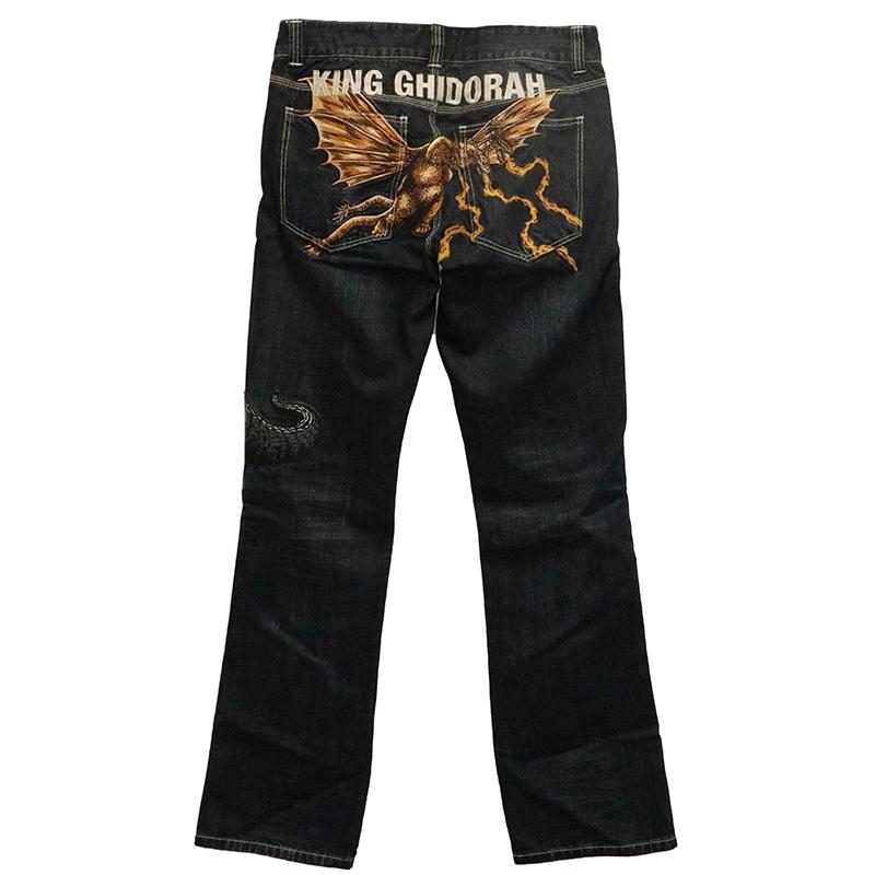 ma.様ご対応中GARULA ガルラ vintage デニム y2k トップ 楽天市場】満開デニムパンツ 絡繰魂 232221 和柄 和風 ジーンズ