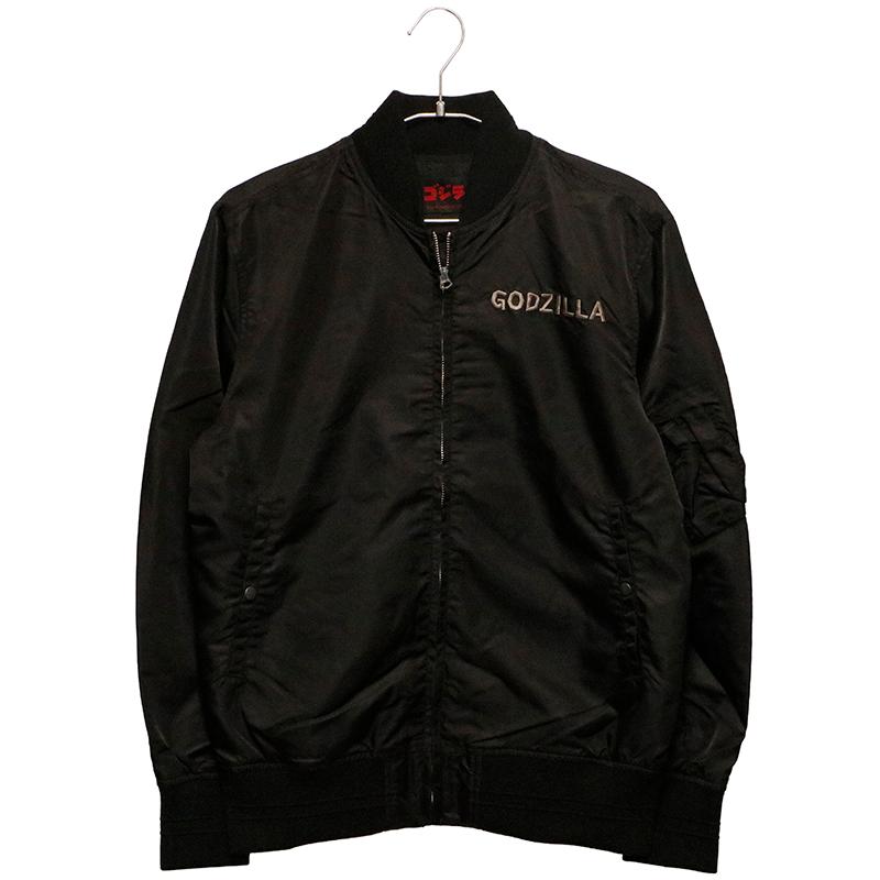 【全刺繍】Wanna ボンバージャケット フライトジャケット ブラック 全刺繍】Wanna ボンバージャケット フライトジャケット ブラック