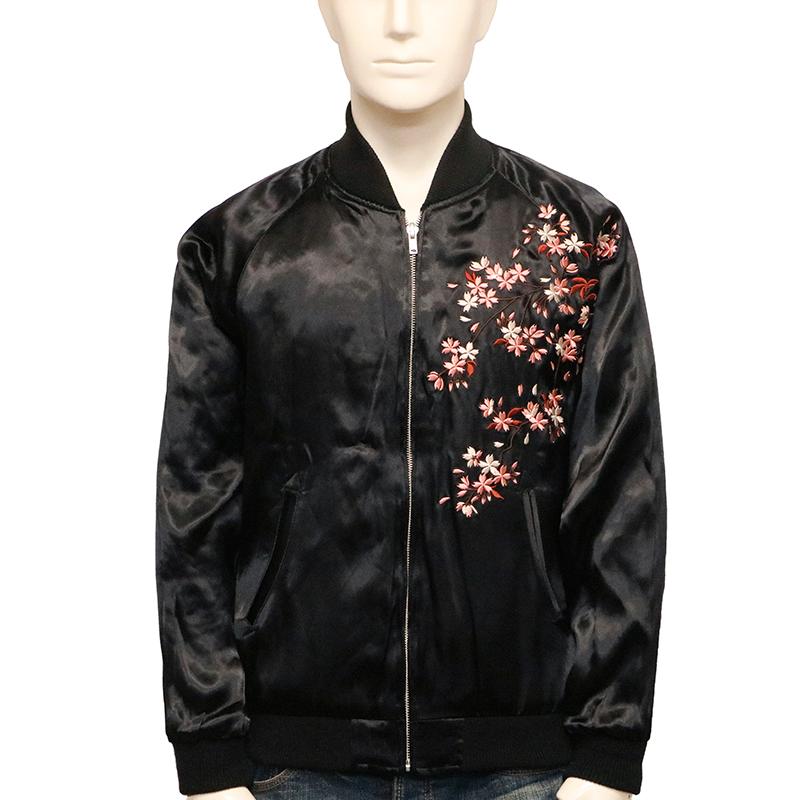 古都古都 スカジャン ことこと 枝垂れ桜 リバ−シブル KTJK-011 古都古都 スカジャン ことこと 枝垂れ桜 リバ−シブル KTJK-011