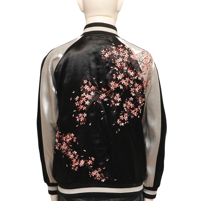 古都古都 スカジャン ことこと 枝垂れ桜 リバ−シブル KTJK-011 古都古都 スカジャン ことこと 枝垂れ桜 リバ−シブル KTJK-011