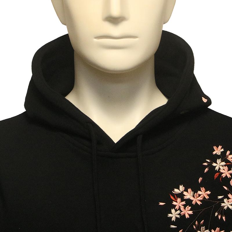 古都古都 ことこと 桜 柄 刺繍 プル パーカー KTPK-010 和柄 長袖