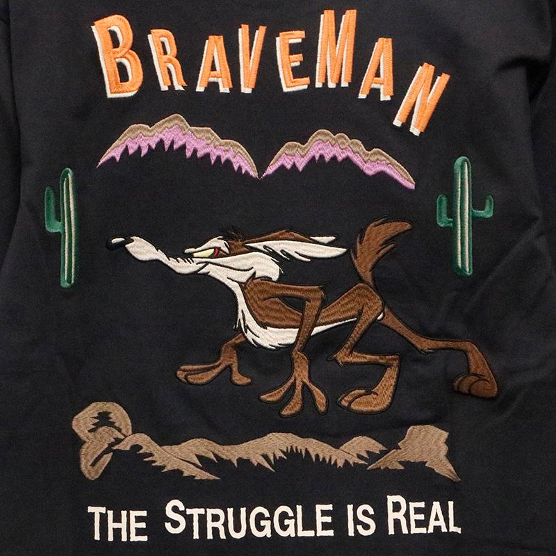 LOONEY TUNES CLASSIC THE BRAVEMAN × ワイリー・コヨーテ 刺繍