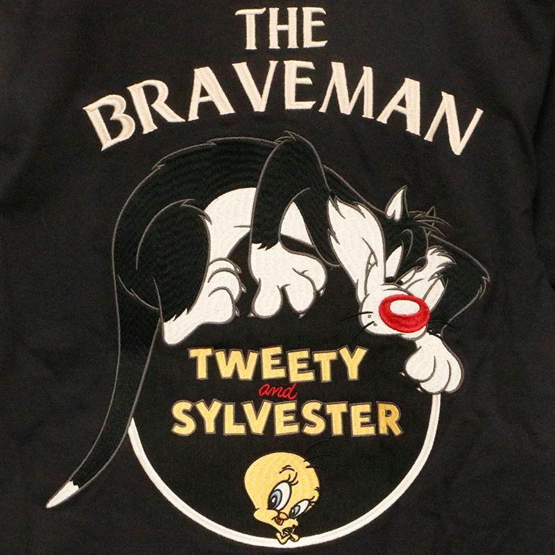 THE BRAVEMAN × LOONEY TUNES トゥイーティー ＆ シルベスター 刺繍