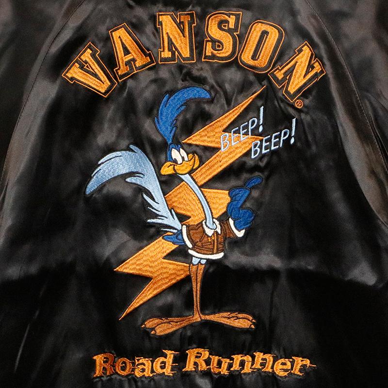VANSON スカジャン × LOONEY TUNES ロードランナー ワイリー VANSON スカジャン × LOONEY TUNES ロードランナー ワイリー