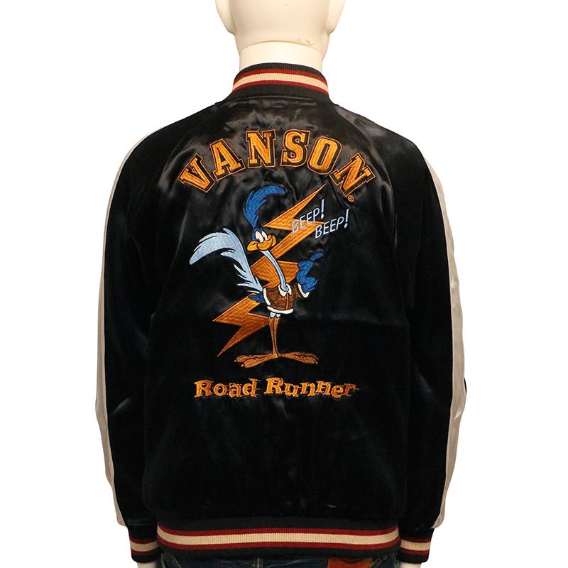 VANSON スカジャン × LOONEY TUNES ロードランナー ワイリー VANSON スカジャン × LOONEY TUNES ロードランナー ワイリー