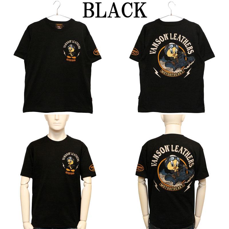 ＊VANSON×ルーニー・テューンズ 刺繍 半袖Tシャツ トップス M VANSON - ＊VANSON×ルーニー・テューンズ 刺繍 半袖Tシャツ