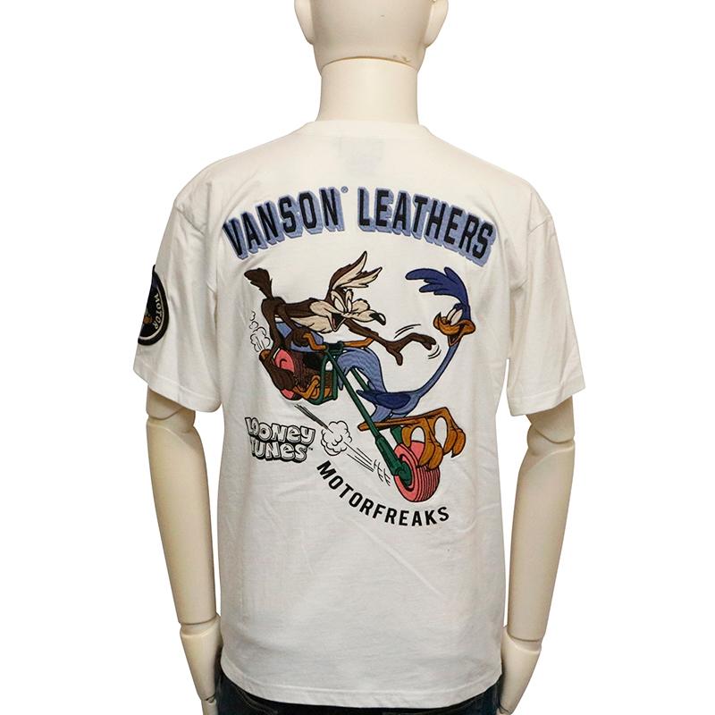 VANSON × LOONEY TUNES ロードランナー ワイリー・コヨーテ 刺繍