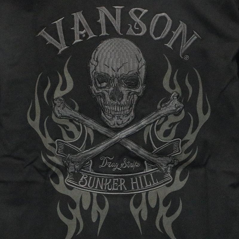 VANSON クロスボーンスカル 刺繍 タイダイカットソー y2k ギャル