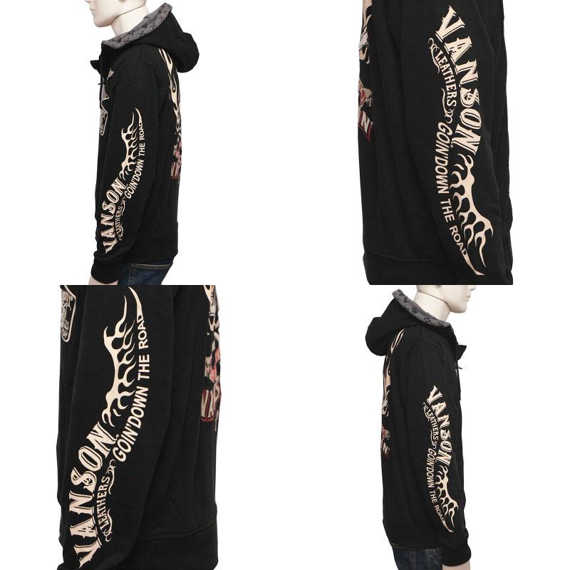 VANSON スカルボーン　パーカー 楽天市場】【VANSON（バンソン）】SKULL BONE FULL ZIP PARKA