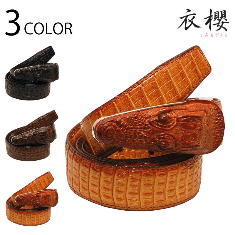 NEIGHBORHOOD クロコダイル型押し レザーベルト セール】 クロコ型押しレザーベルト （ベルト・サスペンダー）｜Paul