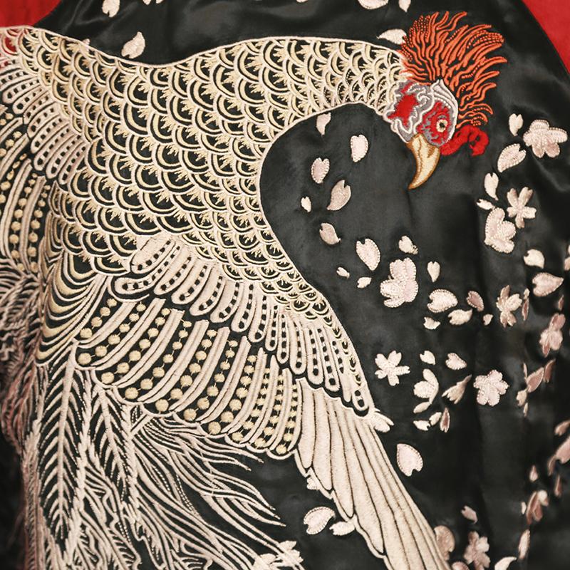 JAPANESECLASSICSCRIPT 花旅楽団 スカジャン Mサイズ鳳凰桜 JAPANESECLASSICSCRIPT 花旅楽団 スカジャン Mサイズ鳳凰桜