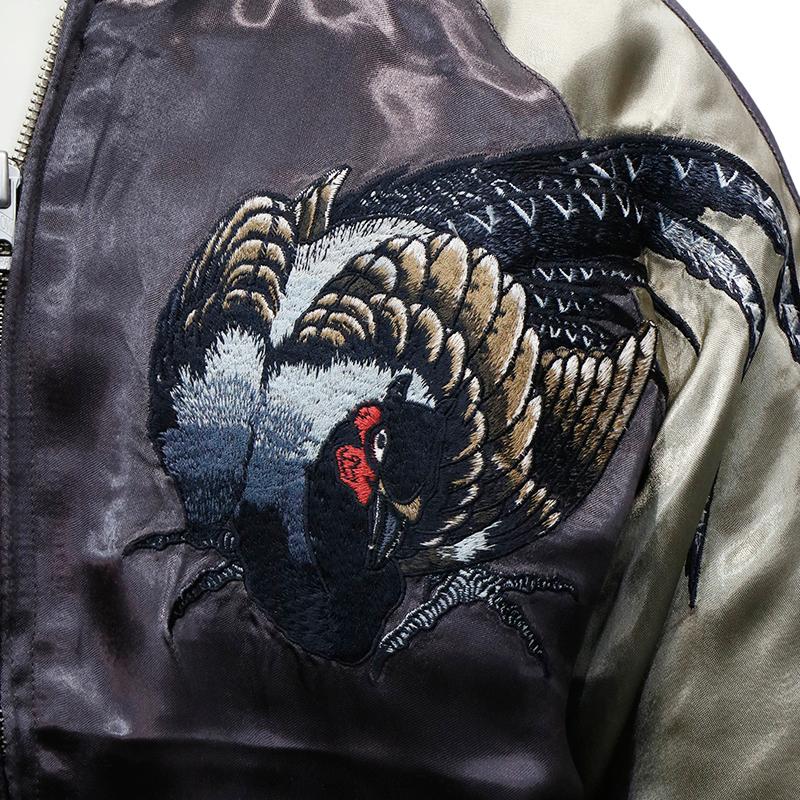 美品！Hoshinime スカジャン 黒別珍　竹虎 楽天市場】スカジャン 竹虎 別珍の通販